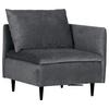 Sofaelement Fynn, Anthrazit B: 83 cm - Anthrazit/Schwarz, KONVENTIONELL, Textil (83/72/83cm) - MID.YOU