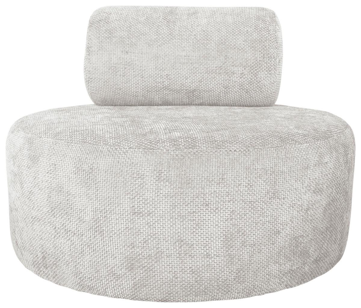Relaxsessel Moss Weiß B: 88 cm - Schwarz/Weiß, Basics, Textil (88/70/88cm) - Livetastic