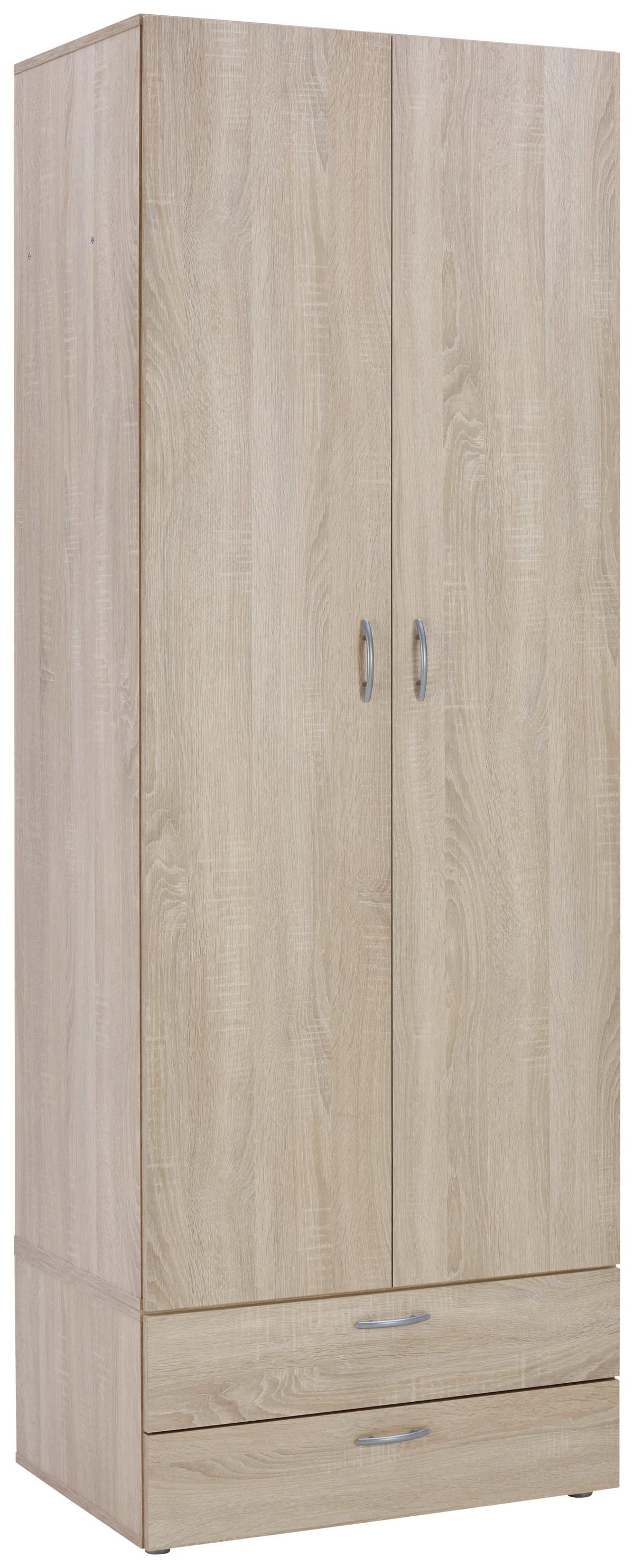 Schubladenbox Basic Sonoma Eiche Dekor 2 Laden - Sonoma Eiche, KONVENTIONELL, Holzwerkstoff (74/35/51,5cm)