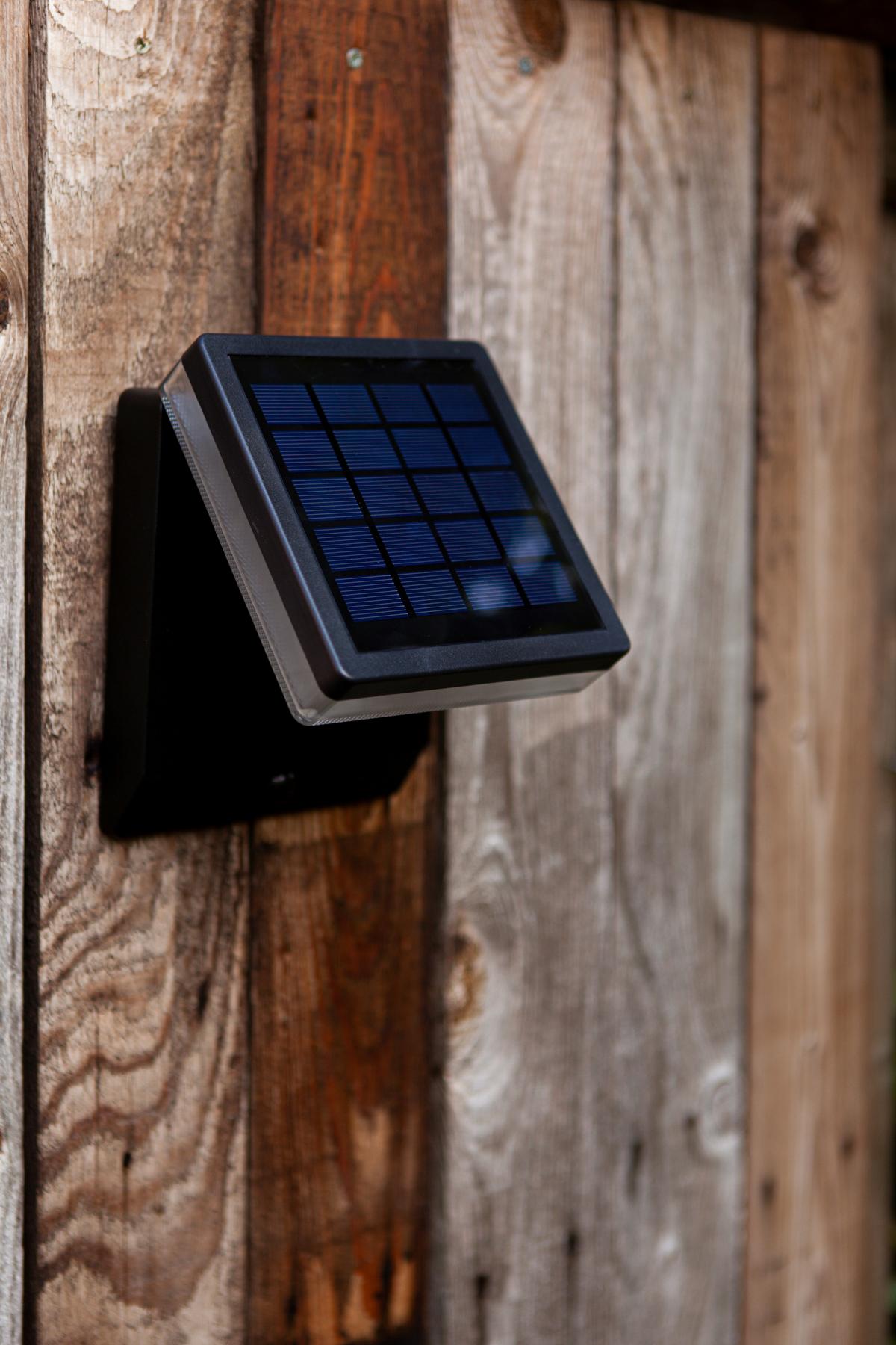 Solarleuchte Moze Klar Weiß L: 14 cm - Klar/Schwarz, Basics, Kunststoff/Metall (14/15/19,5cm)
