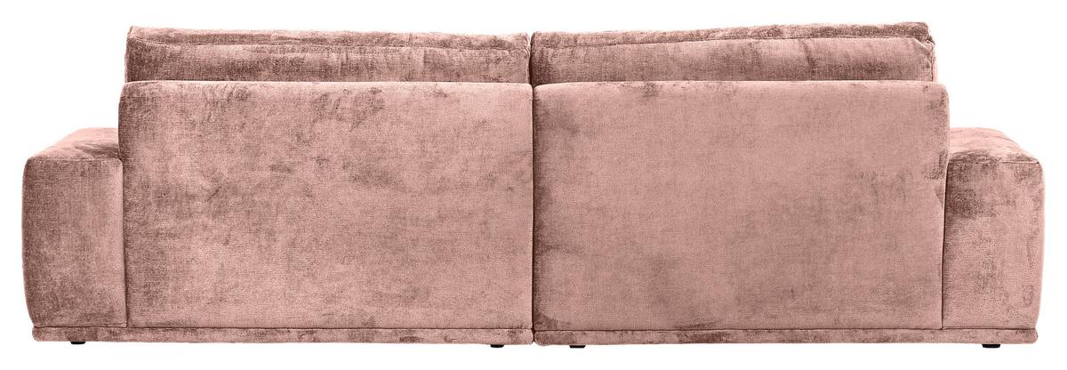 Bigsofa Mezino Altrosa B: 282 Cm - Schwarz/Altrosa, KONVENTIONELL, Textil (282/73/115cm) - MID.YOU