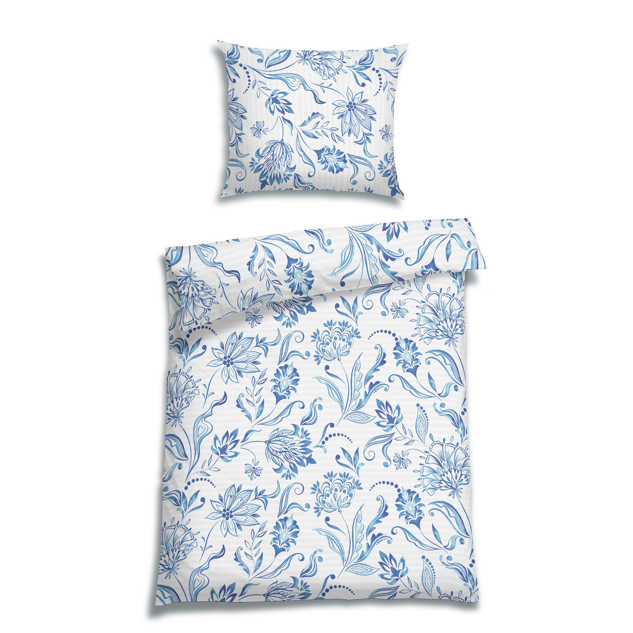 POSTEĽNÁ BIELIZEŇ SERP.005.FANIA BLAU - modrá, Basics, textil (140/200cm) - Florella