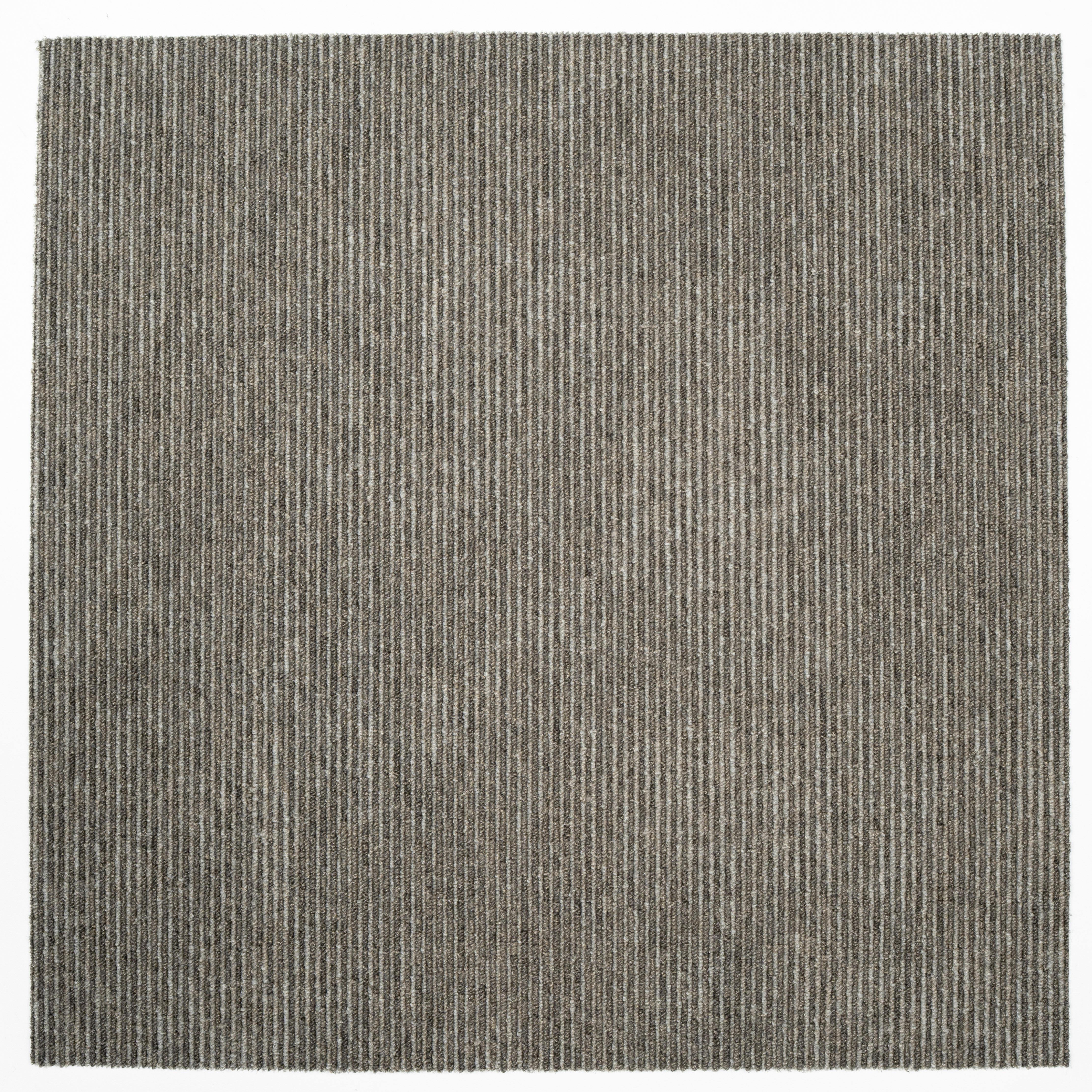 Teppichfliese Beige Marmaris 50x50 cm Florhöhe 3 mm - Greige, Basics, Textil (50/50cm)