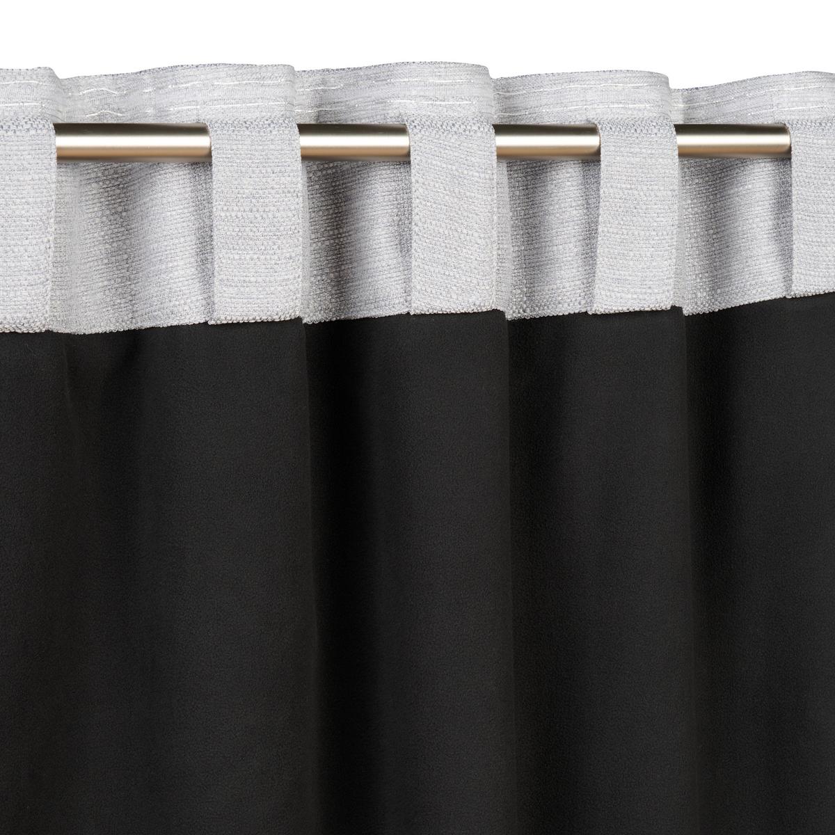 Termoizolační závěs Alfi, 135/255cm, světle šedá - světle šedá, Konvenční, textil (135/255cm) - Modern Living