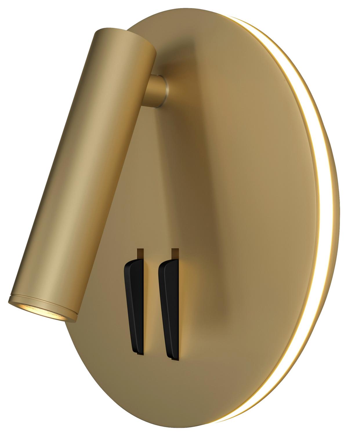Wandleuchte Ios 176 - Goldfarben, Basics, Metall (6,5/14/14cm) - MAYTONI
