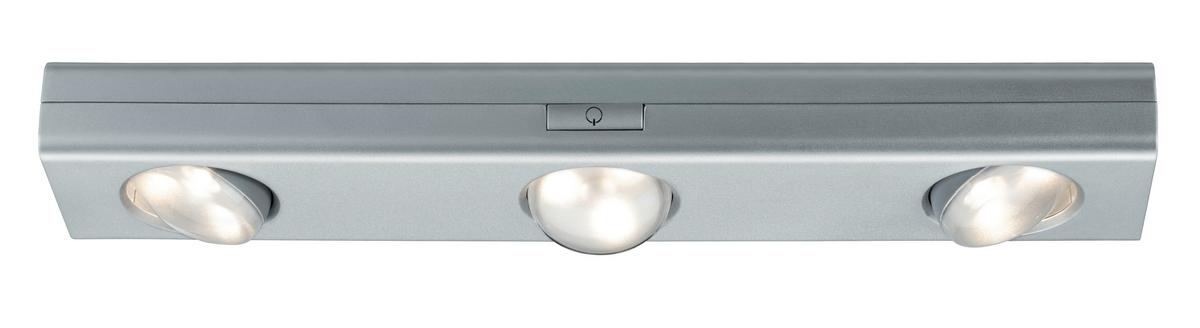 Unterbauleuchte 3-flammig Kunststoff Chromfarben 230 V - Chromfarben, KONVENTIONELL, Kunststoff (30/3,5/6cm) - Paulmann