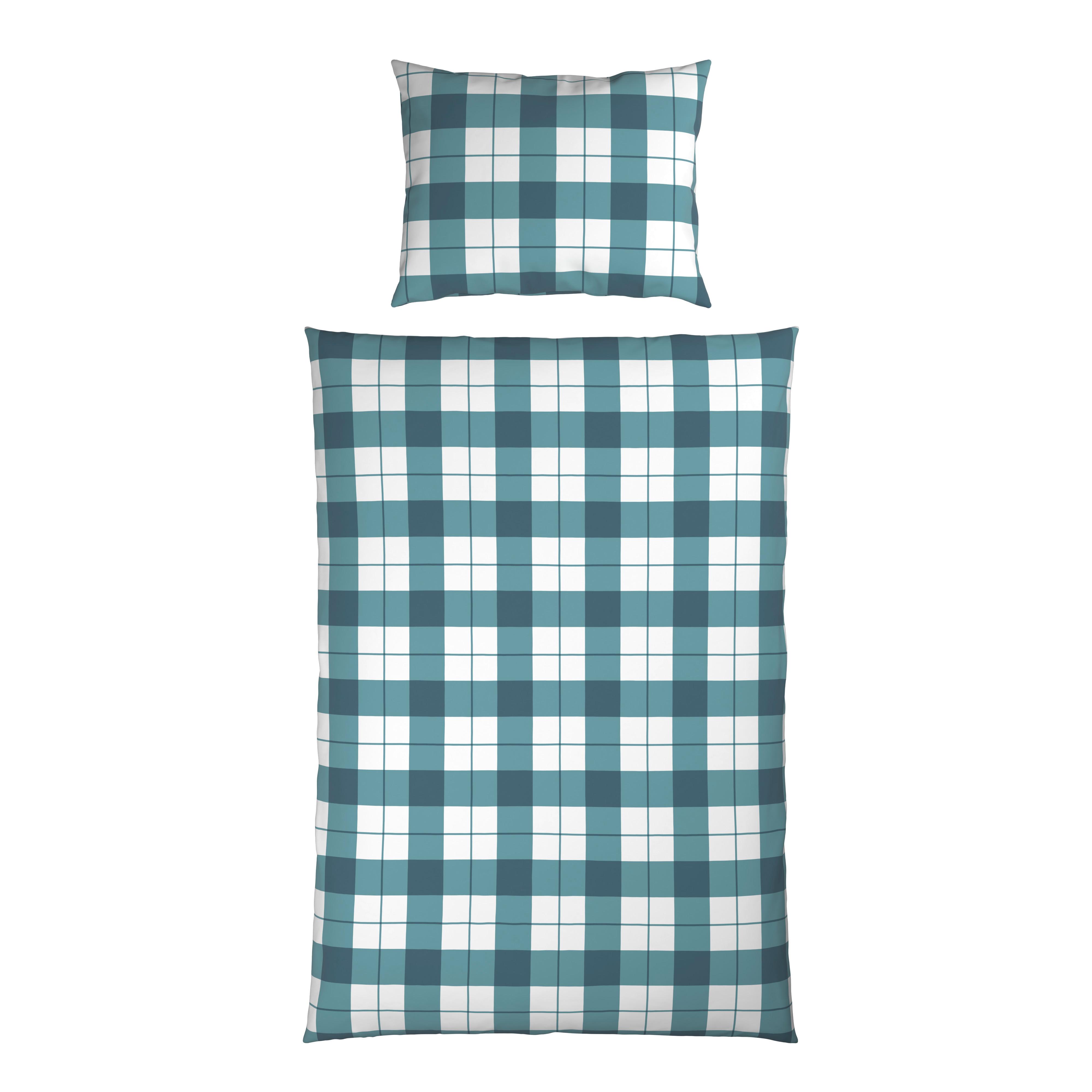 Ágyneműhuzat-garnitúra Lund - kék, Modern, textil - Luca Bessoni