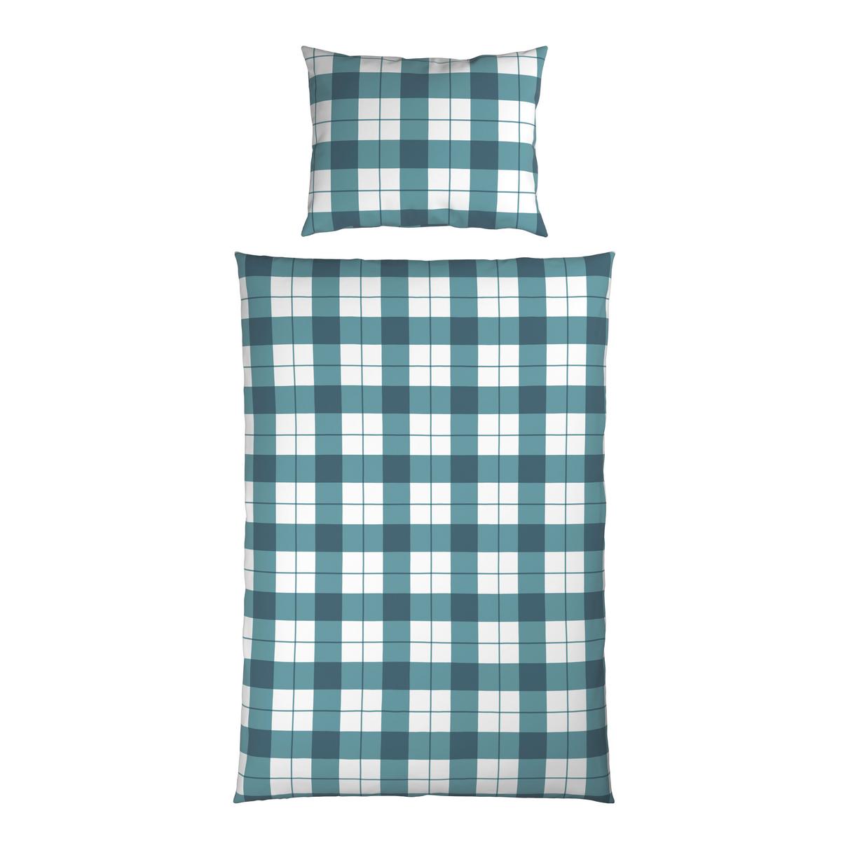 Bettwäsche Lund - Blau, MODERN, Textil - Luca Bessoni