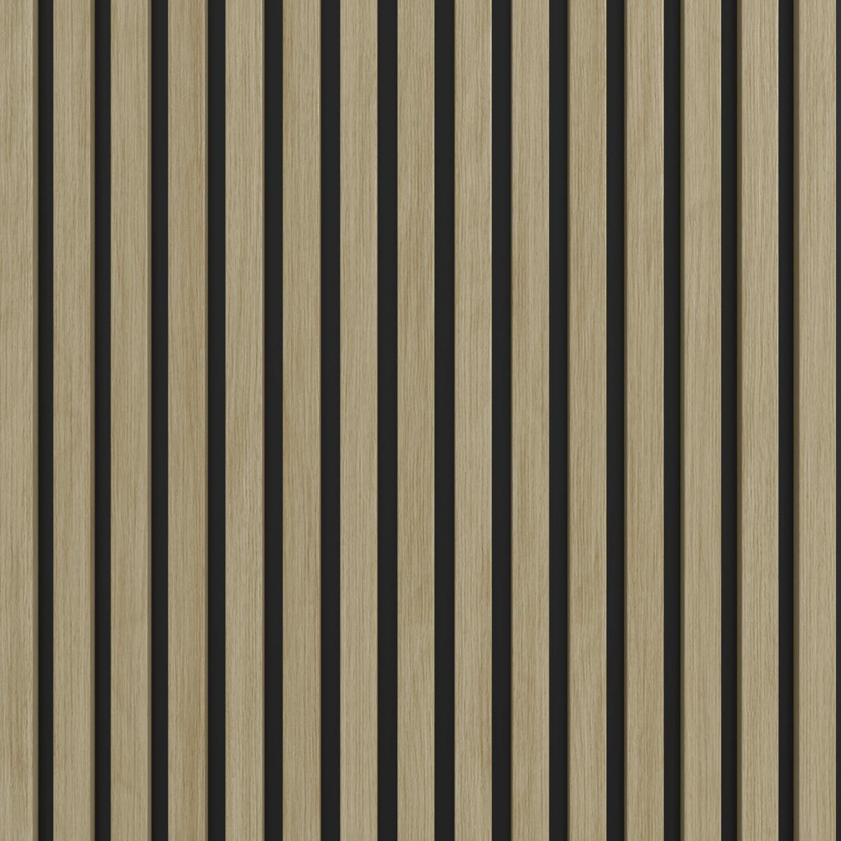 Akustický panel Rico, 60x240 - farba duba, Modern, drevo/kompozitné drevo (60/240/2,1cm)