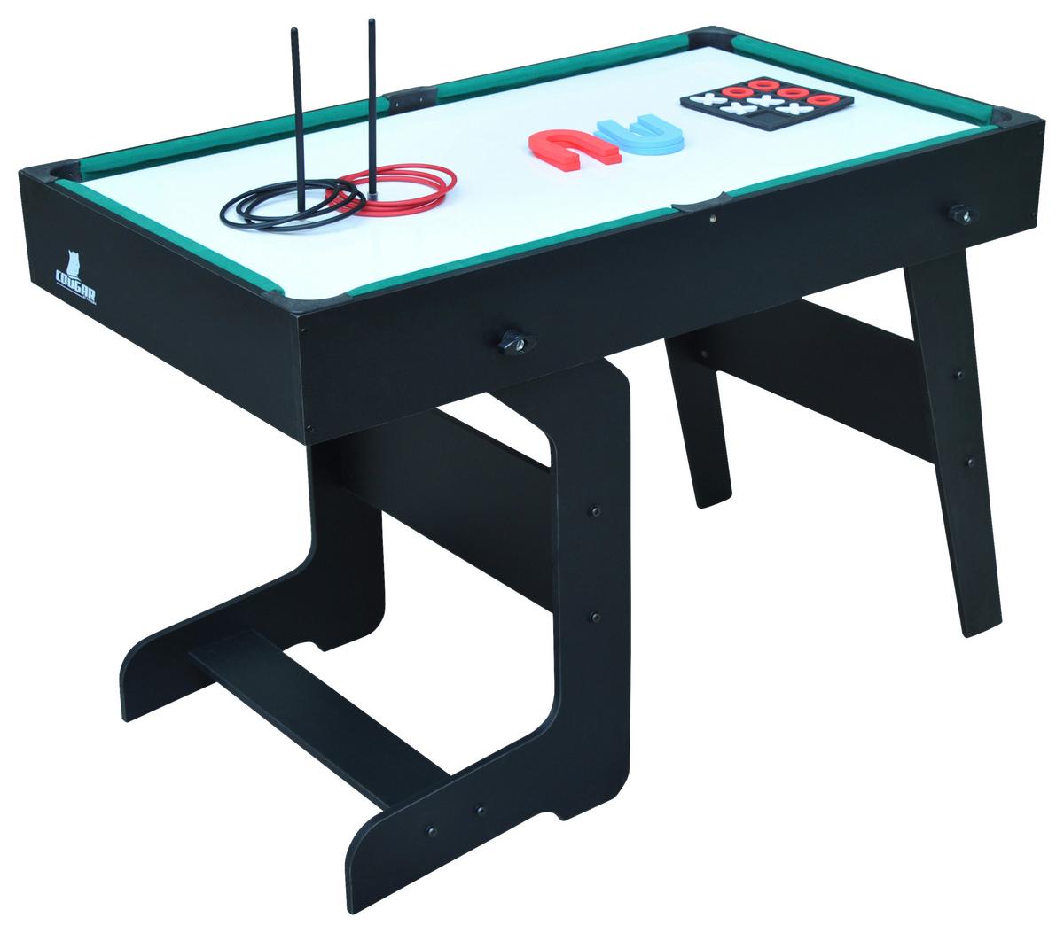 Multispieltisch Cougar All-In-One Schwarz B: 61 cm - Schwarz, KONVENTIONELL, Holz (61/81/119,00cm) - Ambia Garden