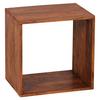 Regal Massivholz Mumbai B 43,5cm, Sheesham - Sheeshamfarben, MODERN, Holz (43,5/43,5/33cm) - MID.YOU