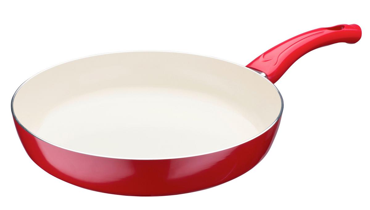 PFANNENSET 20+28 cm, 2--Teilig. - Hellrot, Basics, Metall (20+28cm) - GSW