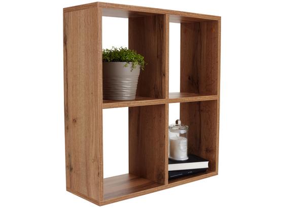 Hängeregal Alex - Grau, MODERN, Holz (60/60/18cm) Hängeregal Alex - Grau, MODERN, Holz (60/60/18cm)