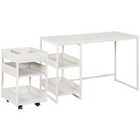 PÍSACÍ STÔL WALL - kašmírová, Modern, kov/kompozitné drevo (120, 42/60, 42/76, 69cm) - Mömax