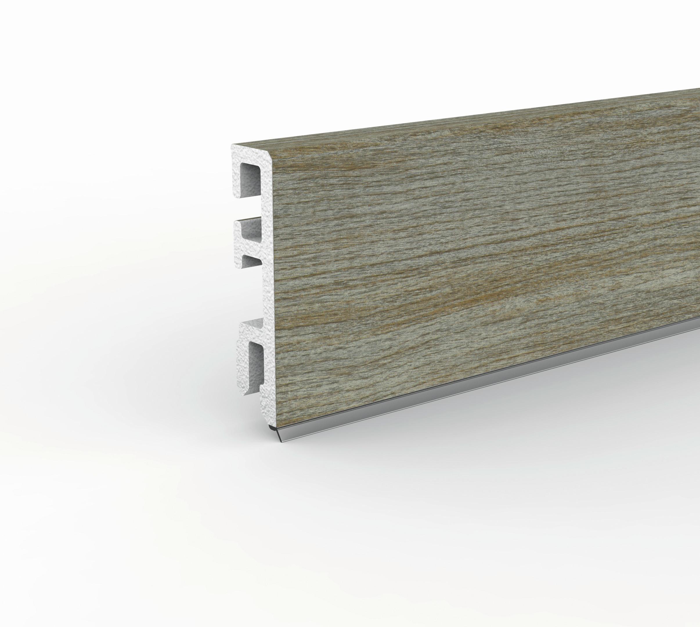 Sockelleiste Doellken Cubica60 Kamptal - Braun, Basics, Kunststoff (250/1.3/6cm)