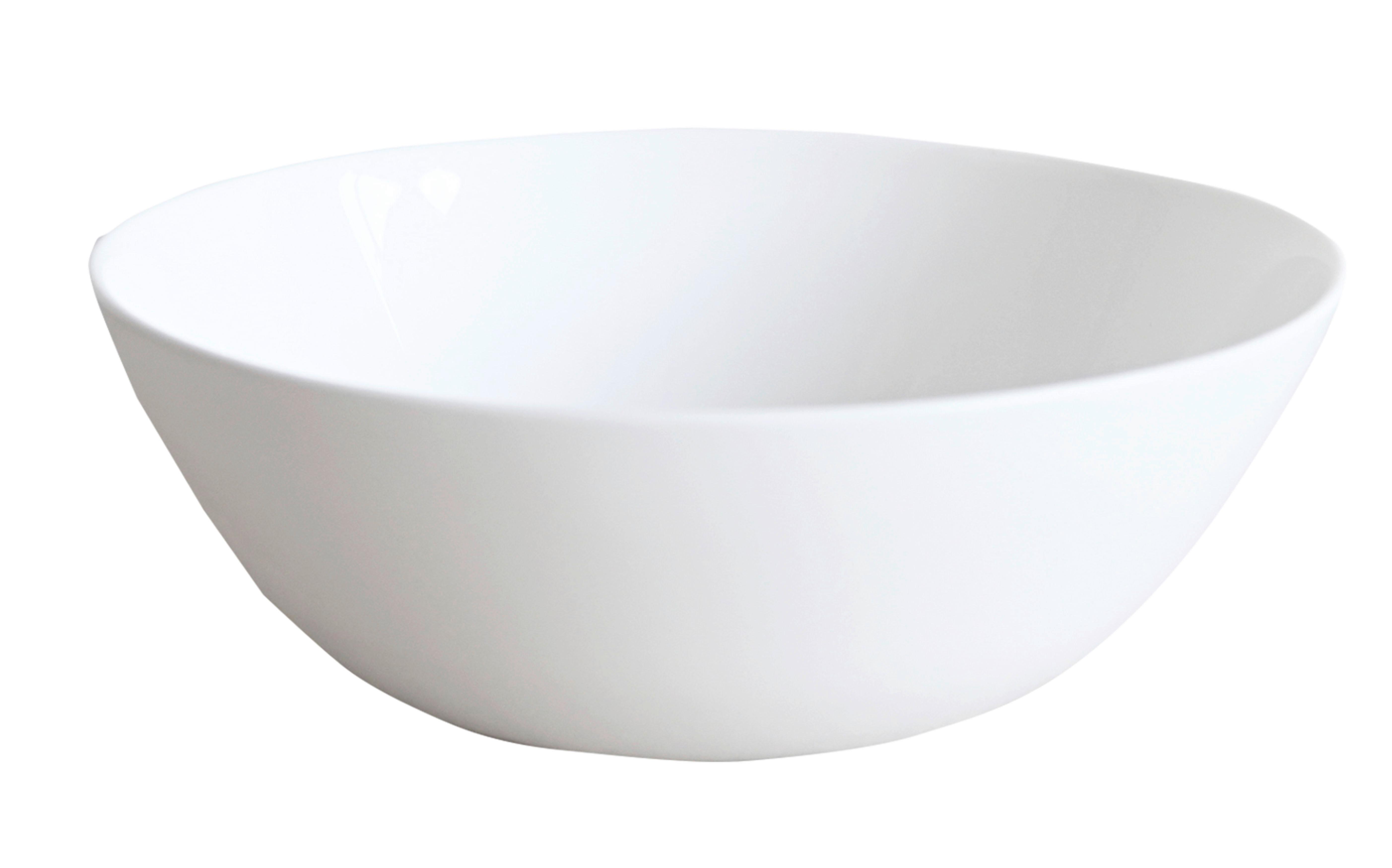 Müzlis Tál Olivia Kb. 16/5,2cm - fehér, Basics, üveg (16/5,2cm) - Ondega