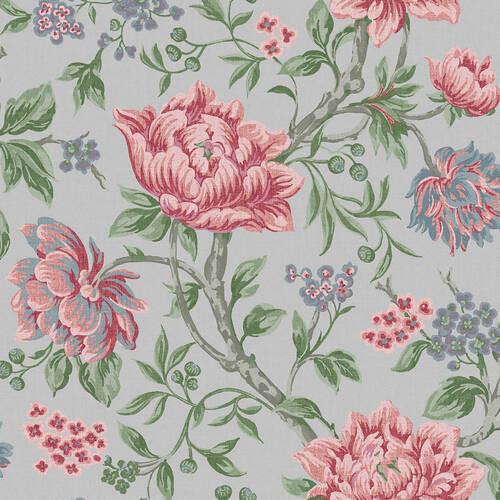 Vliestapete Multicolor, Blumen-Design - Multicolor, Basics, Papier/Kunststoff (52/1000cm)