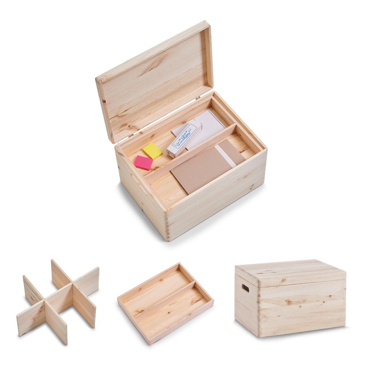 Organizer Naturfarben B: 40 cm - Naturfarben, Basics, Holz (40/30/24cm) - Zeller Present