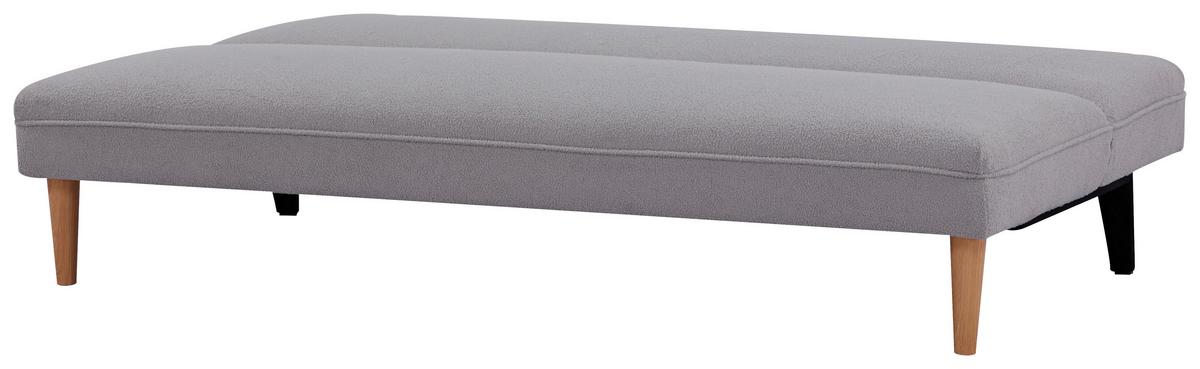 Rozkladacia pohovka ZERR, buklé, sivá - čierna/sivá, Modern, drevo/textil (183/77/87cm) - P & B