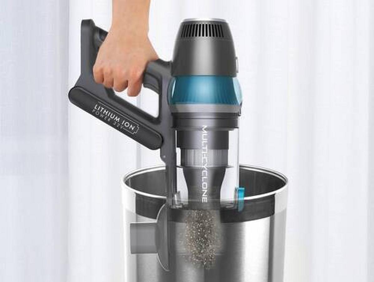 Akku-staubsauger Inkl. Wandhalterung 50 W - Türkis, Basics, Kunststoff (119/26/33cm) - Trisa Electronics