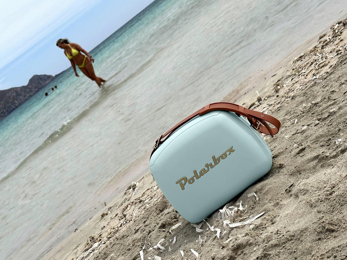 Chadící taška POLARBOX - 6L - světle modrá, Moderní, plast (30,3/18/24,2cm) - Polarbox