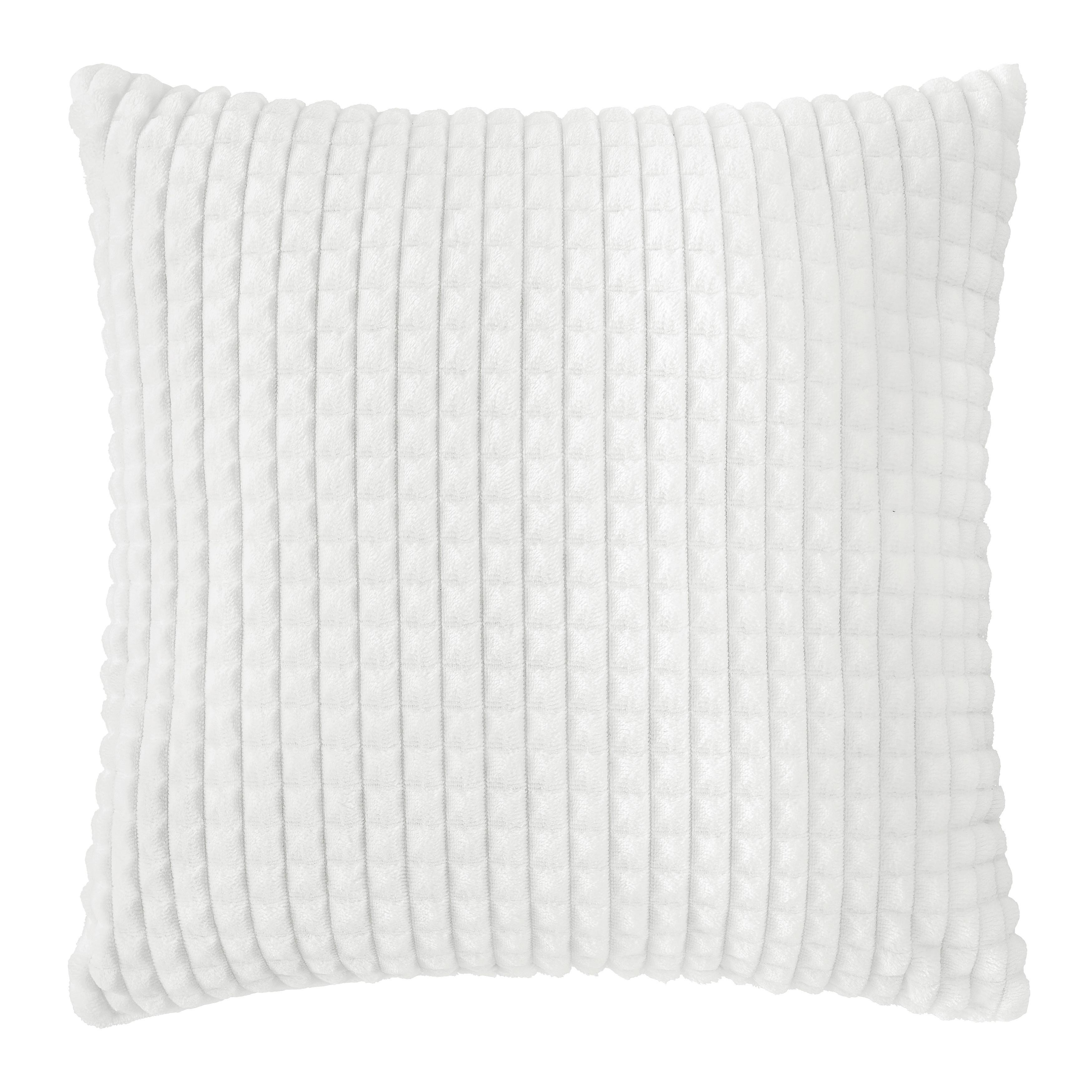 Dekoračný vankúš Mounti, 45/45cm, biela - biela, Modern, textil (45/45cm) - Modern Living