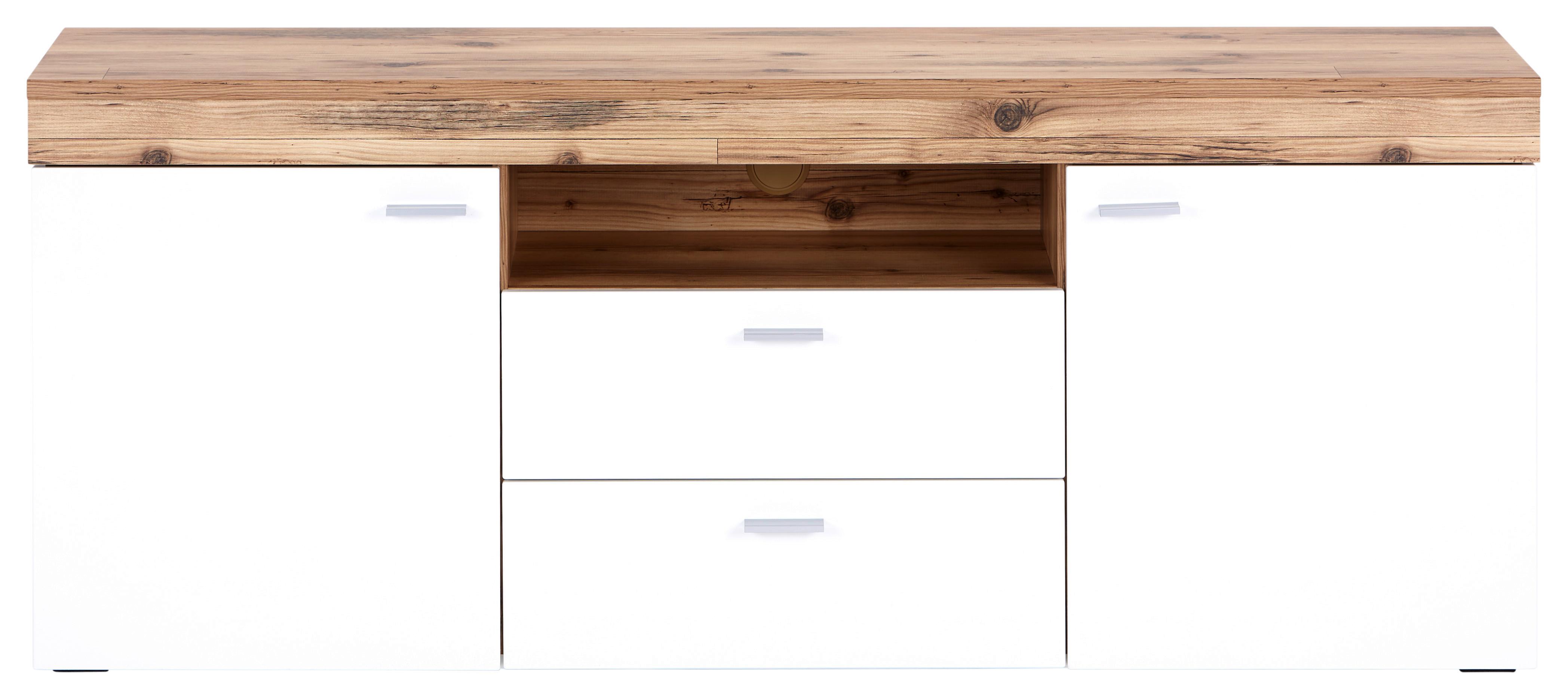 Tv Stolík Henry Herf02 - Natur, kompozitné drevo/plast (160/65,2/40cm)