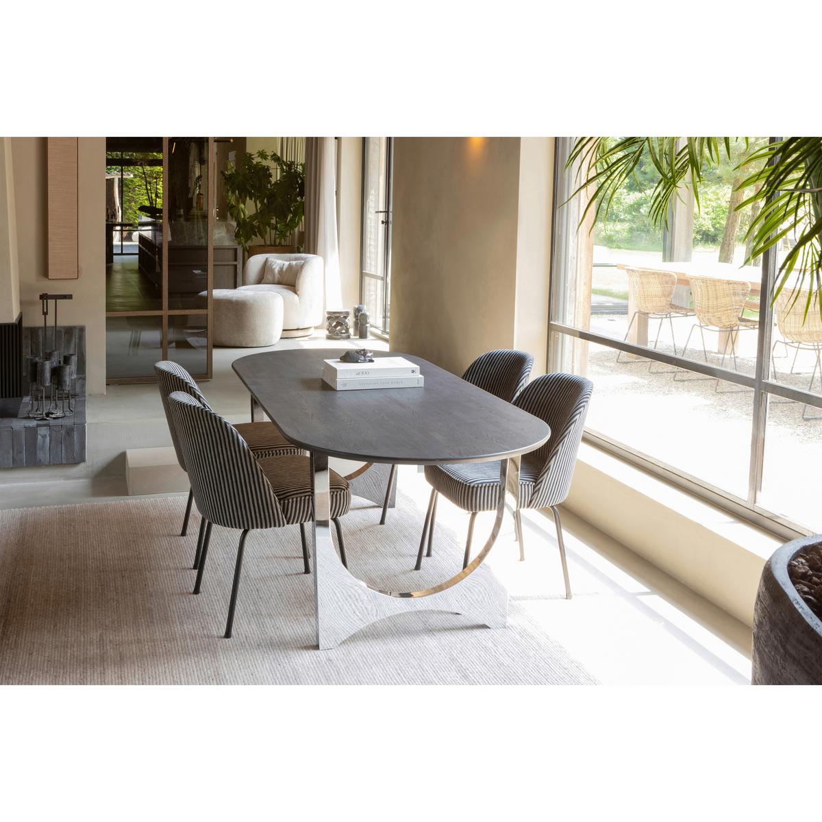 TISCHGESTELL Tablo Chromfarben B: 79cm - Chromfarben, MODERN, Metall (79/72/10cm) - Livetastic