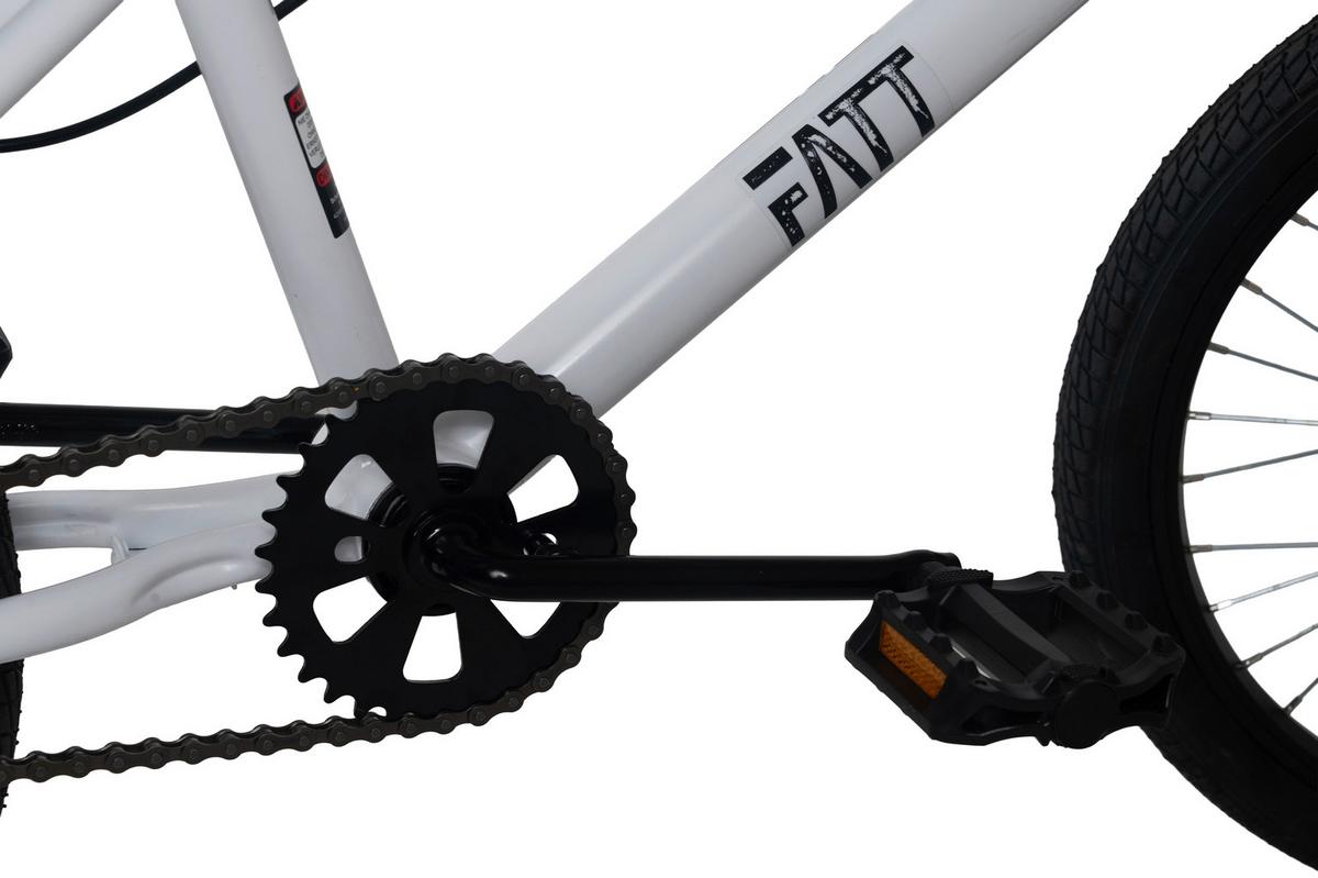 BMX Freestyle 20'' FATT weiß - Weiß, LIFESTYLE, Metall (25kg)