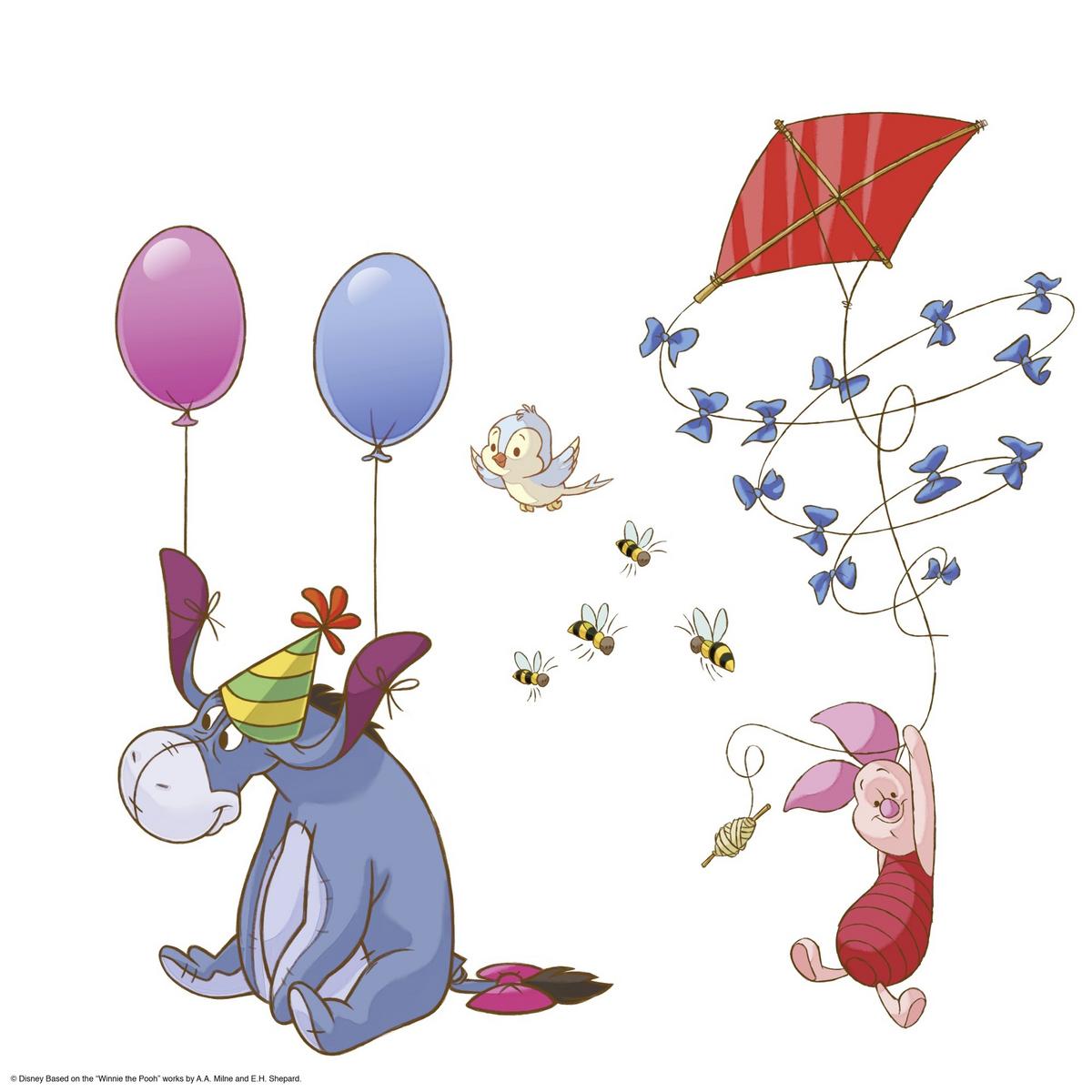 Fensterbild Winnie The Pooh - Multicolor, LIFESTYLE, Kunststoff (31/31cm)
