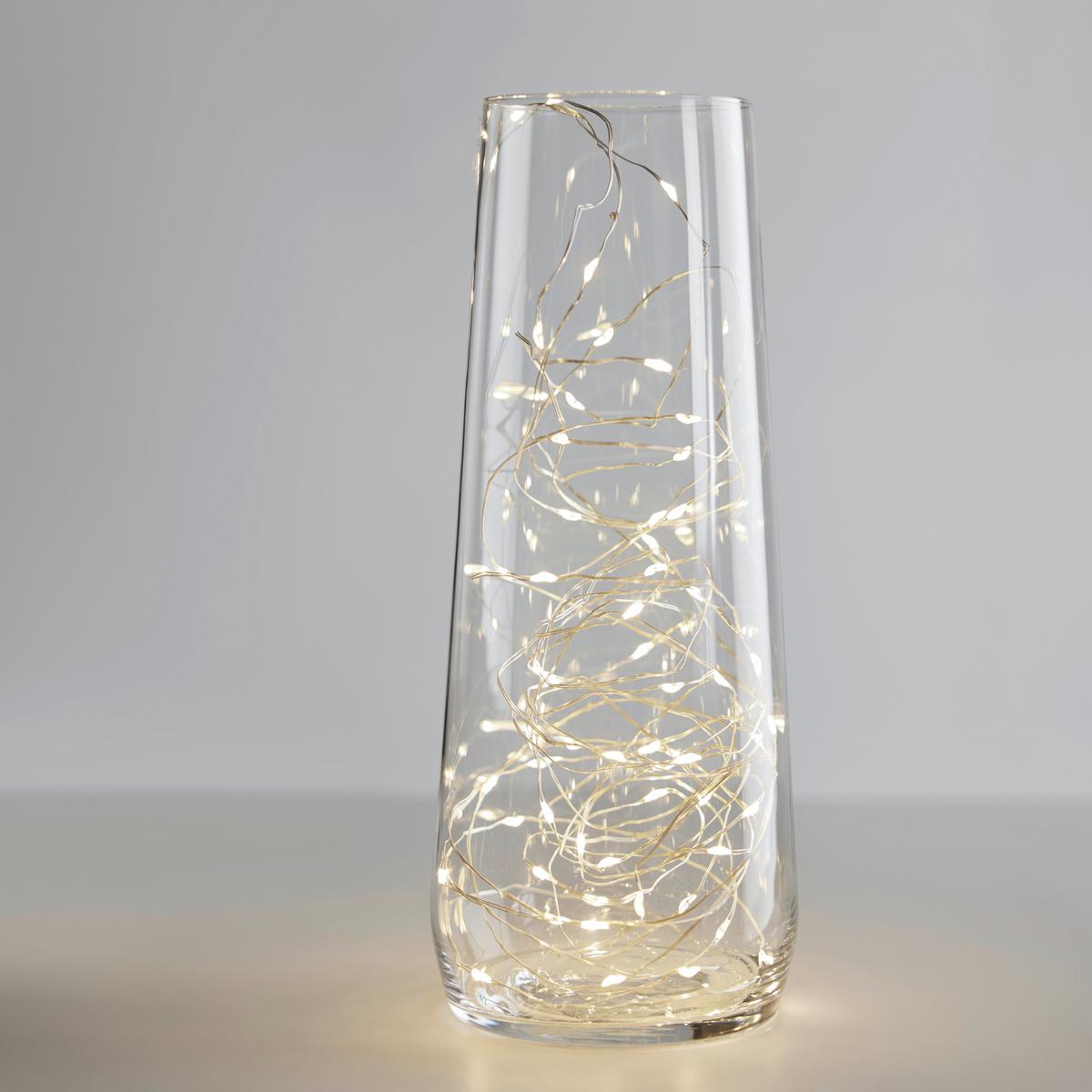 Svetelná reťaz ROB - strieborná, Modern, kov/plast (220cm) - Mömax