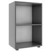 Regál na šanóny Ulas š: 49 cm, antracitová - čierna/antracitová, Modern, kompozitné drevo/plast (49/74/32cm) - MID.YOU