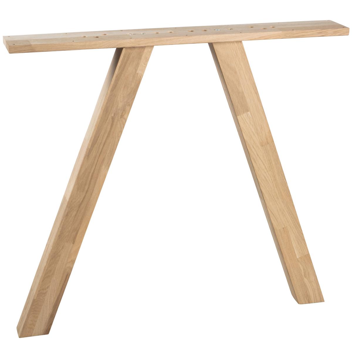TISCHGESTELL Tablo Eichefarben B: 79cm - Eichefarben, MODERN, Holz (79/72/10cm) - Livetastic
