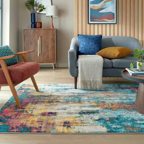 Teppich Multicolor B: 170 cm - Multicolor, Basics, Textil (170/120cm)