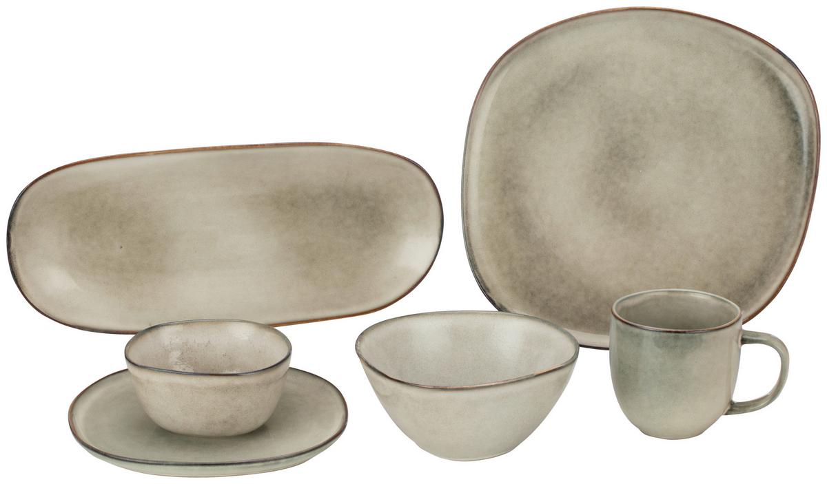 Lapostányér Chloe - szürke, Lifestyle, kerámia (25/28cm) - James Wood