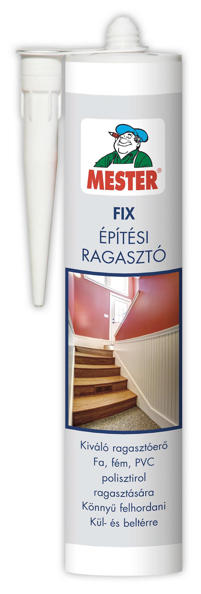 Fix Építési Ragasztó "mester" Mester Fix Építési Ragasztó - fehér, műanyag (310ml)