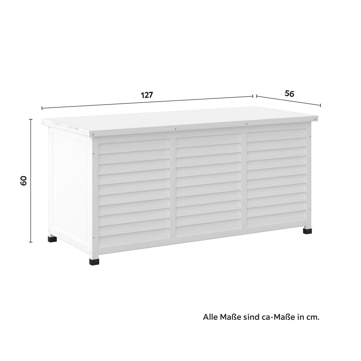 BEDNA NA POLŠTÁŘE JORIS - bílá, Moderní, dřevo (127/60/56cm) - Bessagi Garden