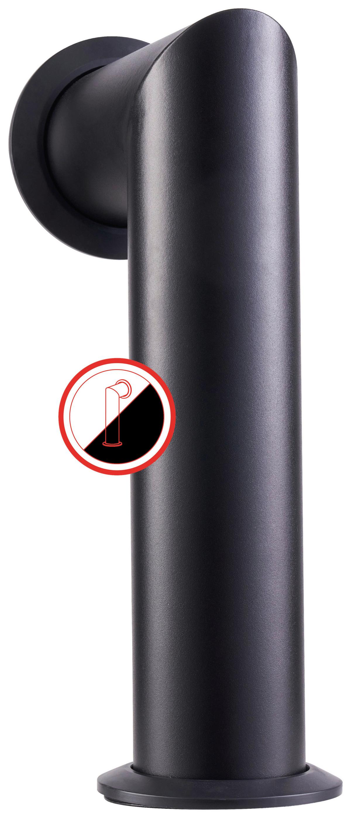 Ofenrohr Max - Schwarz, Basics, Metall (18,4/12,6/42,2cm)