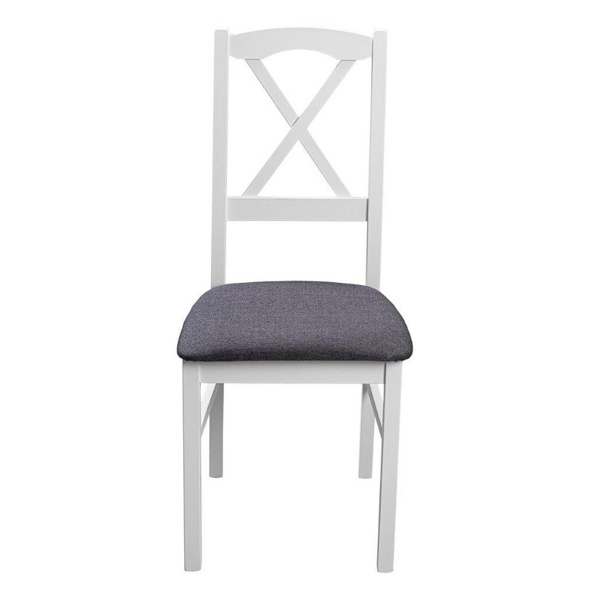 Étkezőszék Zofia - antracit/fehér, Lifestyle, fa (40/43-94/43cm)