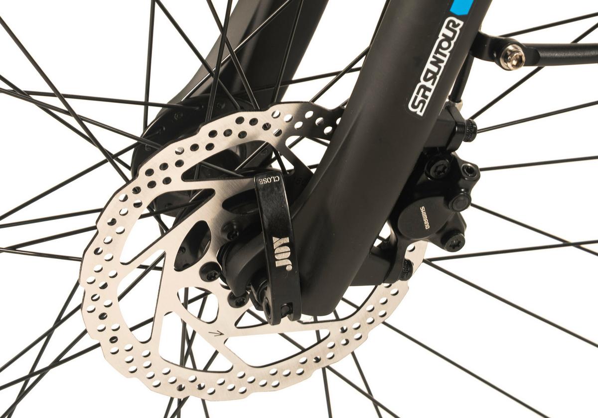 E-Trekkingbike 28'' Schwarz Matt - Schwarz, LIFESTYLE, Metall (180/70/100cm)