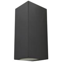 Außenwandleuchte 2528000141696 Aster - Anthrazit, Design, Glas/Metall (16/6,8/7,8cm)