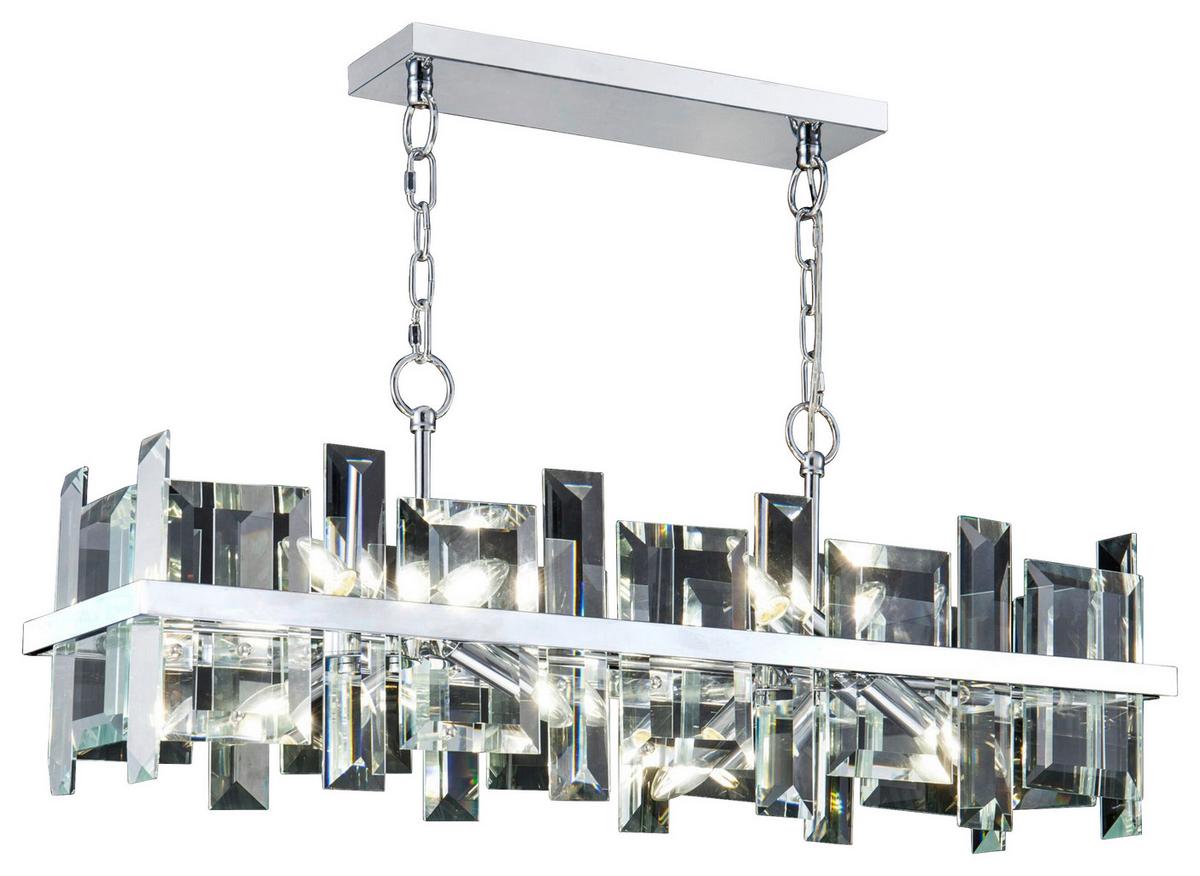 Pendelleuchte Cerezo - Chromfarben, Basics, Glas/Metall (85,5/34/26,5cm) - MAYTONI