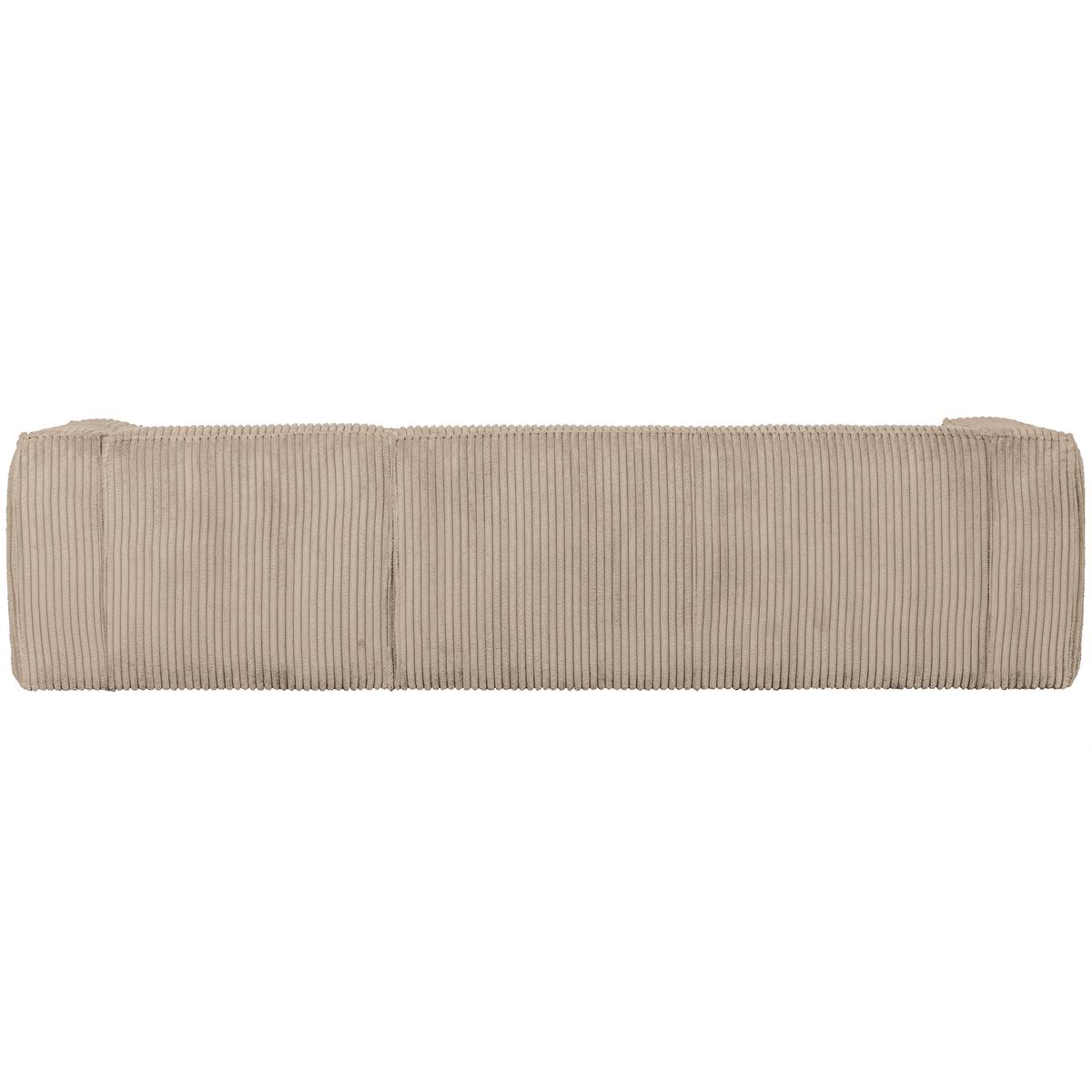 Ecksofa Bean Sandfarben S: 305x175cm - Sandfarben/Schwarz, Design, Textil (305/175cm) - Livetastic