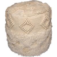 Pouf Bohist 125 Naturfarben D: 35 cm - Naturfarben, Design, Textil (35cm) - Kayoom
