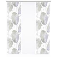 Flächenvorhang Ellrik 3er Set - Flieder/Weiß, Natur, Textil (60/245cm)