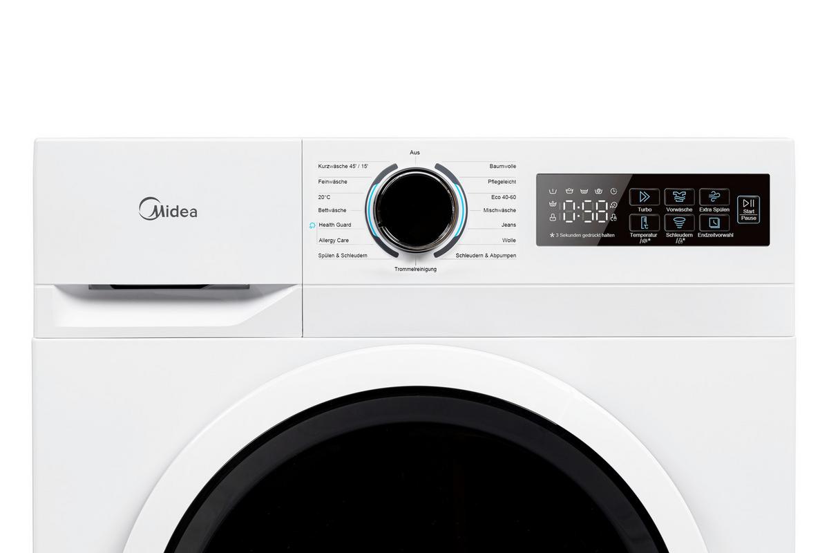 Waschmaschine MF110W100B-14A10 Füllmenge ca. 10 KG, EEKL: A - Weiß, Basics, Kunststoff/Metall (59,5/85/55cm) - Midea