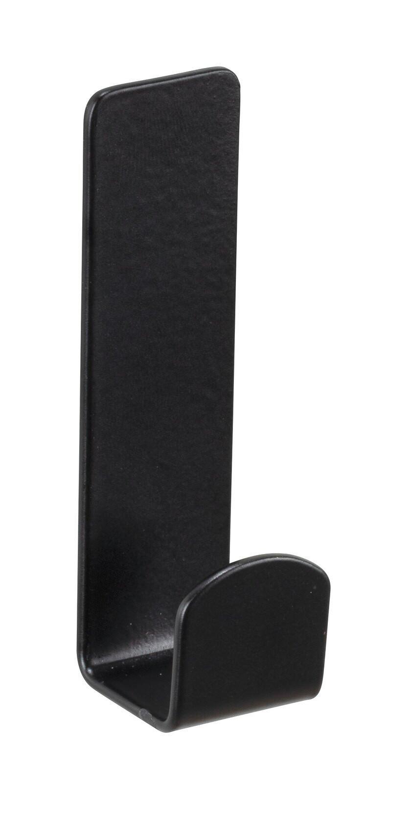 HÁČEK NA STĚNU TURBO-LOC LIZAN - černá, Moderní, kov (2/7/2cm) - Mömax