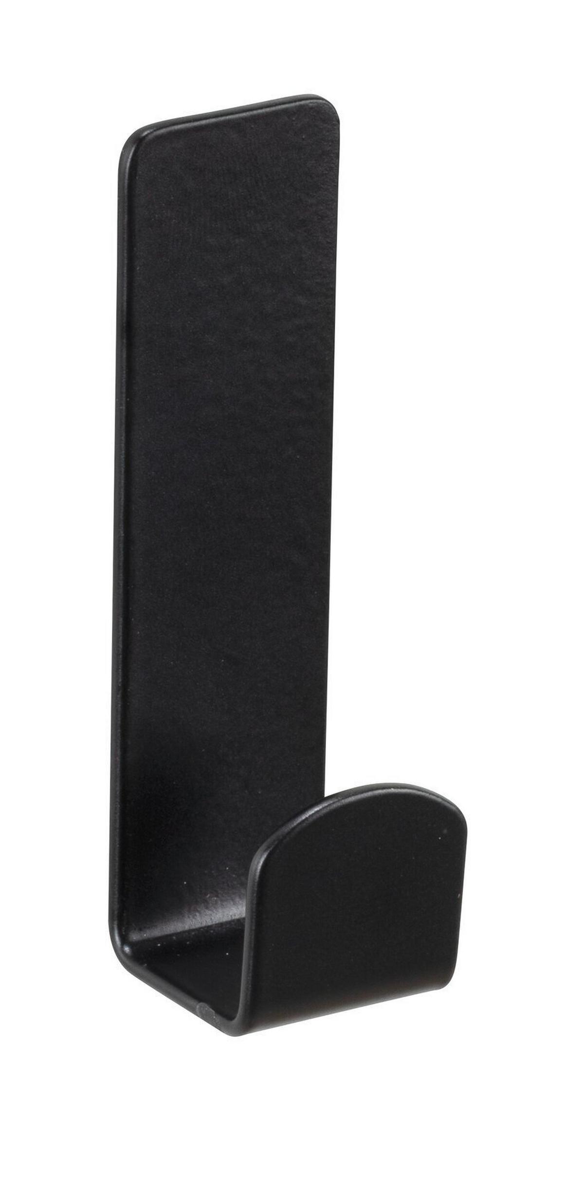 HÁČEK NA STĚNU TURBO-LOC LIZAN - černá, Moderní, kov (2/7/2cm) - Mömax