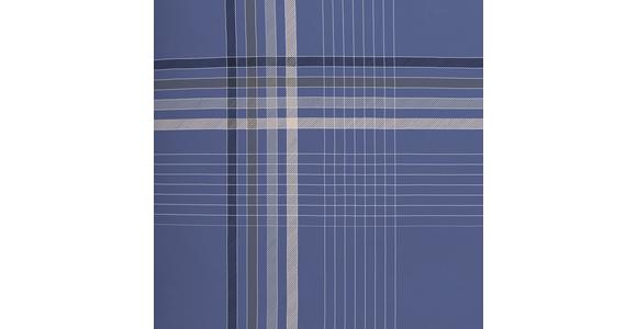 Renforce Bettwäsche 140x200 cm Sanella Jeansblau Karo - Blau, MODERN, Textil (140/200cm) - Luca Bessoni