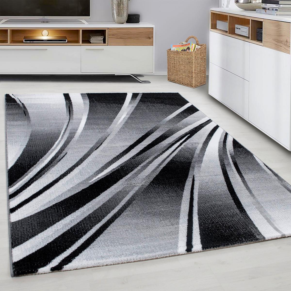 Teppich Läufer Schwarz Parma 80x300 cm - Schwarz, KONVENTIONELL, Textil (80/300cm) - Ayyildiz 